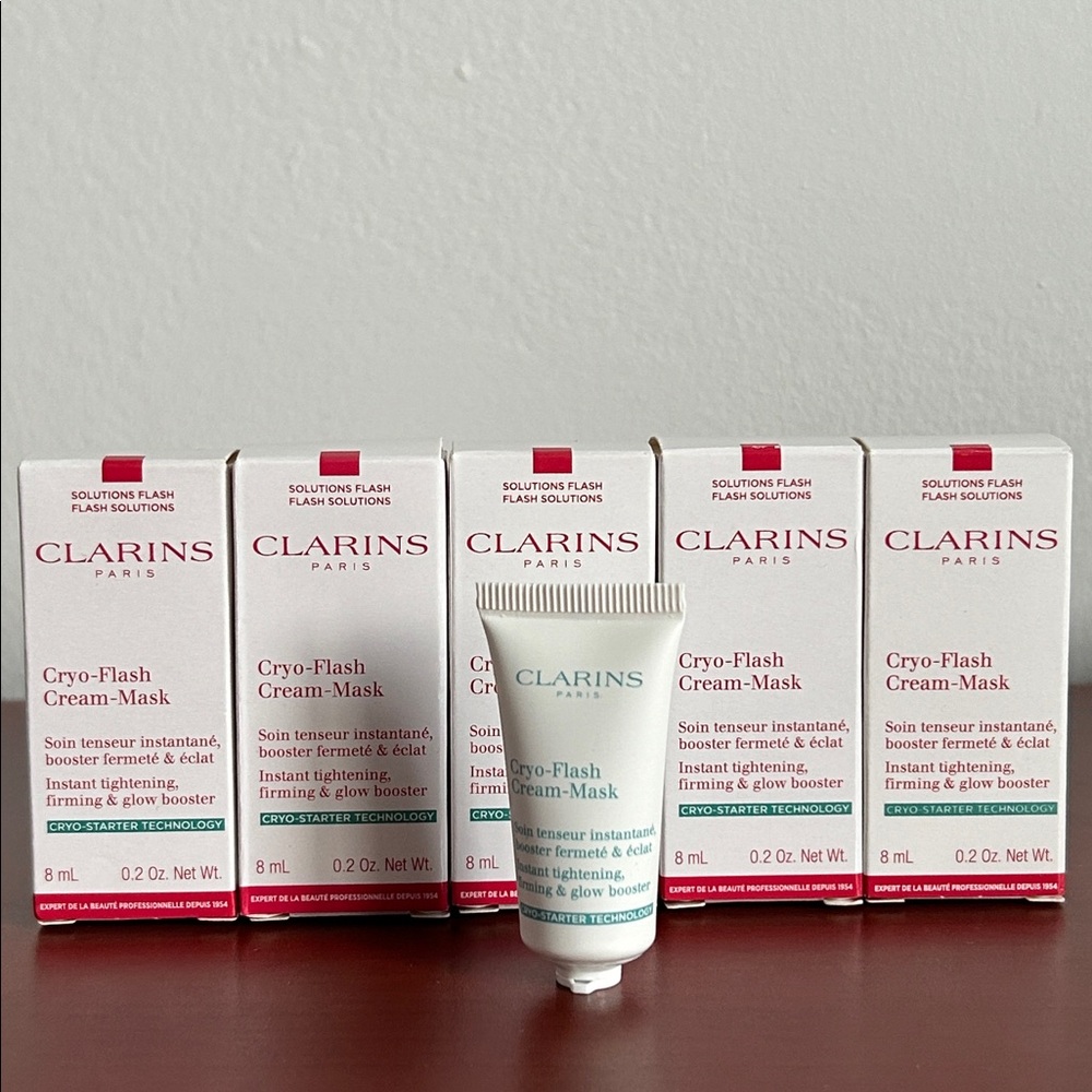 8mlx5 Clarins Cryo-Flash Cream-Mask Set